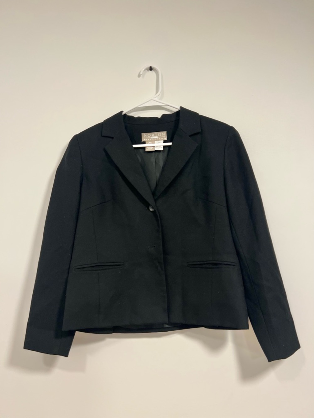 Norton McNaughton Black Women's Tailored Blazer